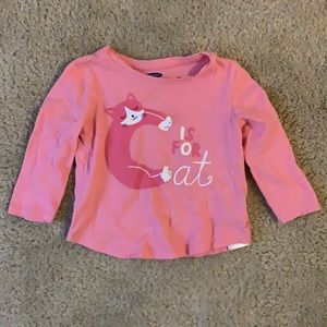 “C is for Cat” Toddler Girl Long-Sleeve Shirt